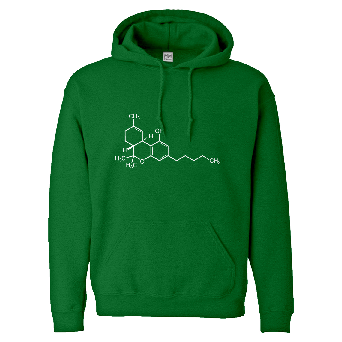 THC Molecule Unisex Adult Hoodie #3026 - Picture 9 of 9
