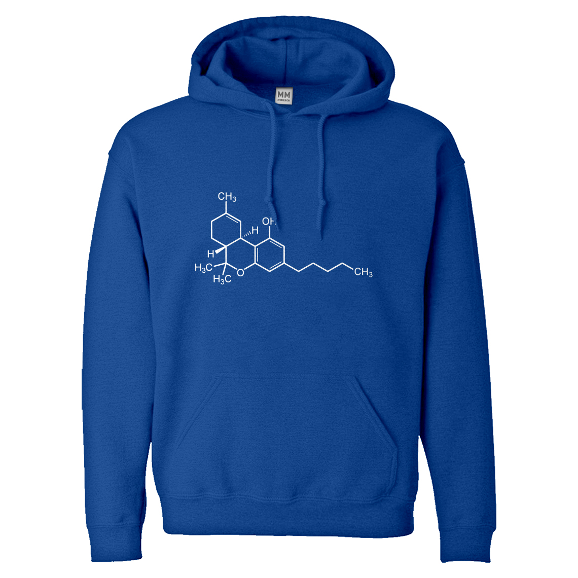 THC Molecule Unisex Adult Hoodie #3026 - Picture 7 of 9