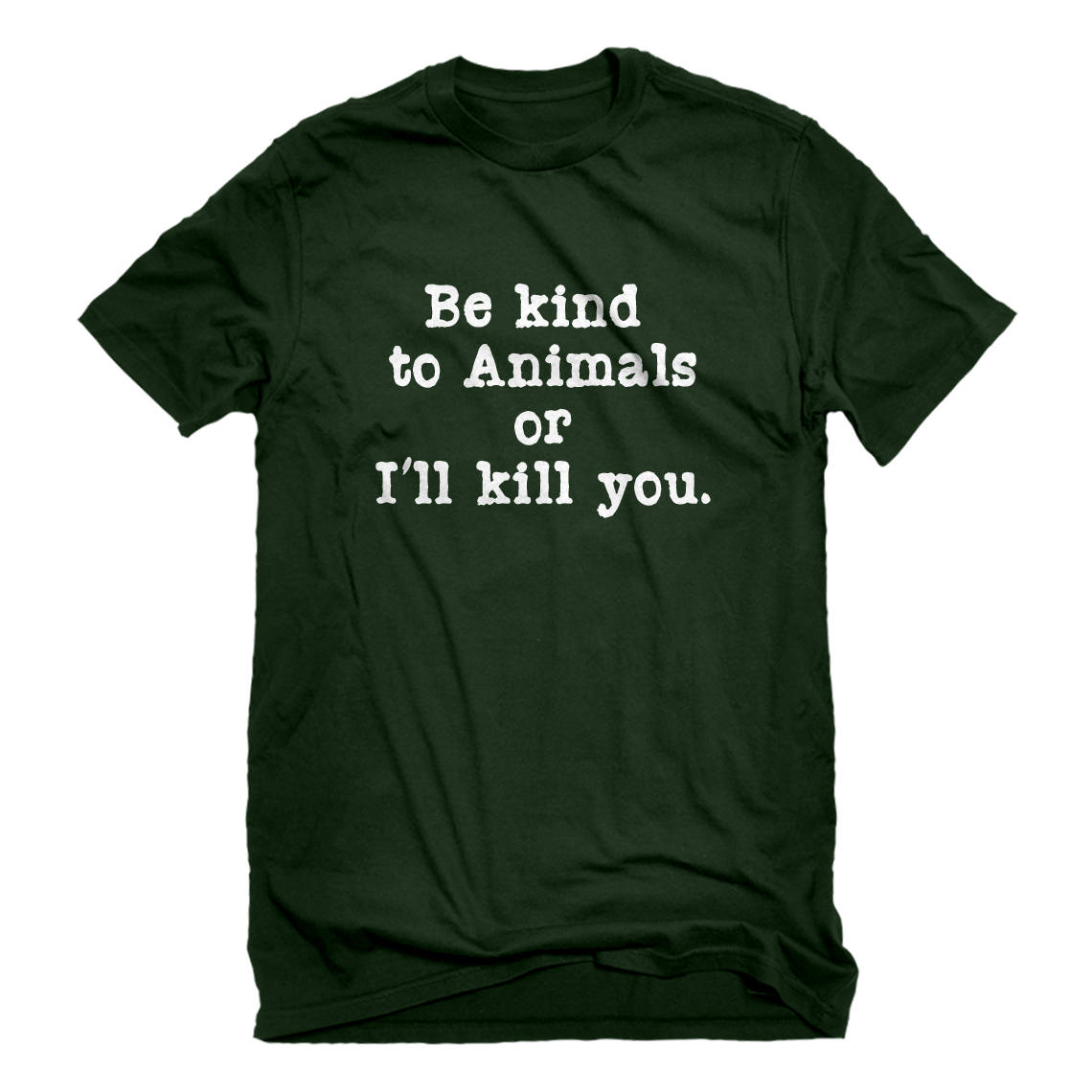 Mens Be Kind to Animals Short Sleeve T-shirt #3296 - Picture 8 of 9
