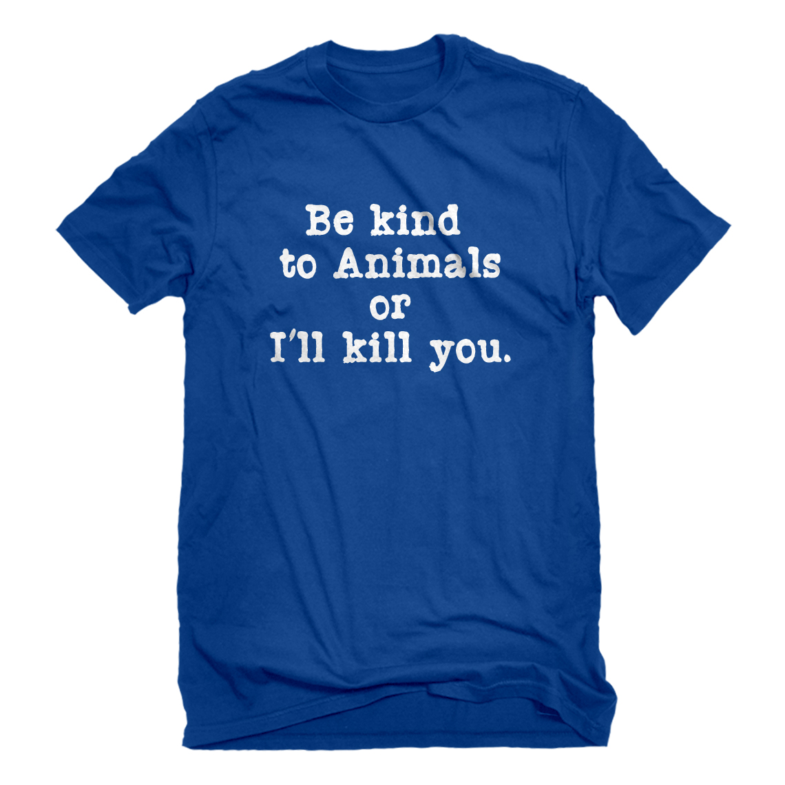 Mens Be Kind to Animals Short Sleeve T-shirt #3296 - Picture 7 of 9