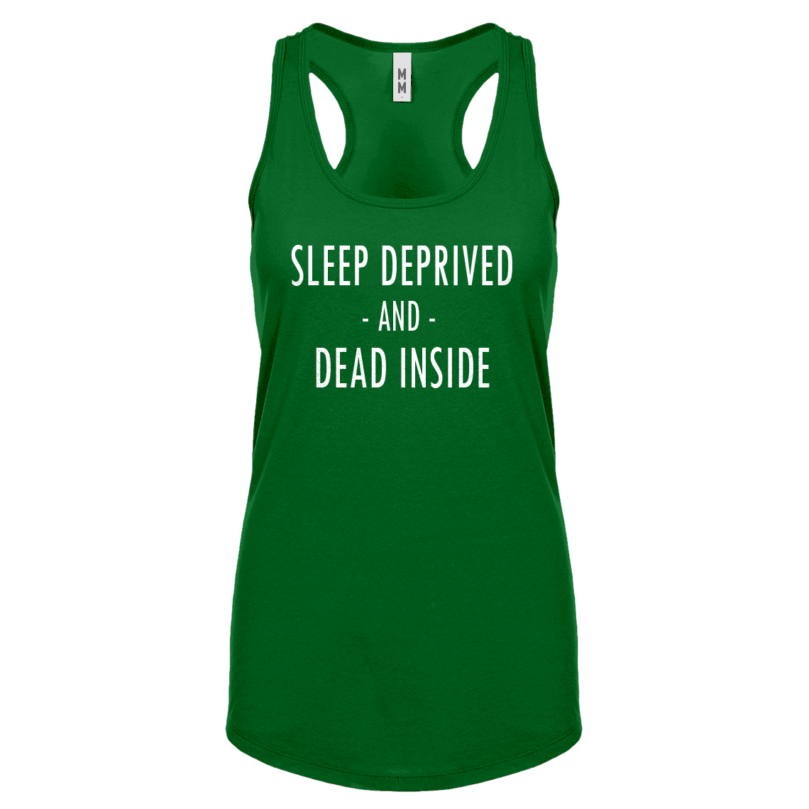 Womens Sleep Deprived and Dead Inside Racerback Tank Top #3555 - Picture 7 of 9