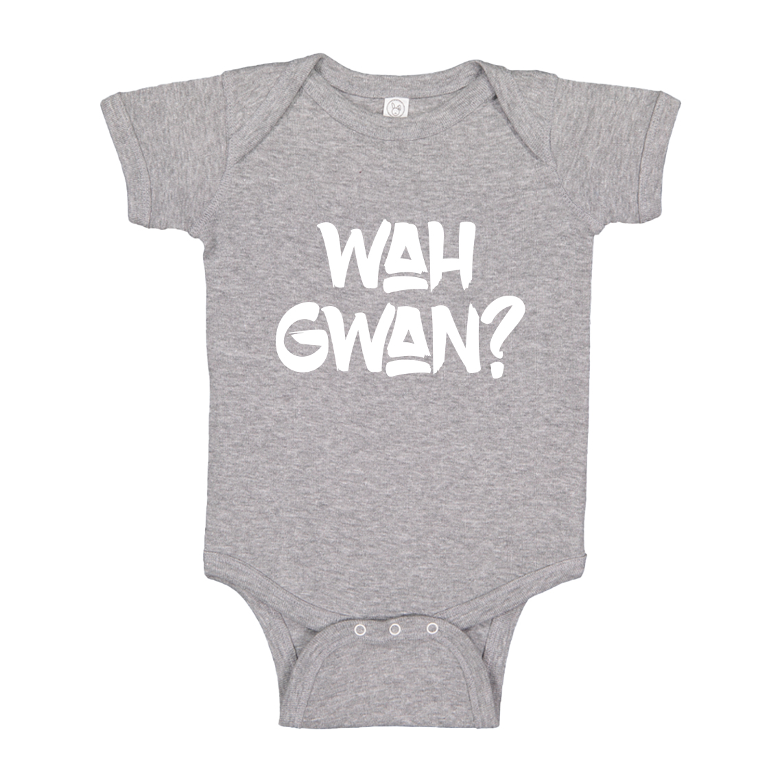 Wah Gwan? Baby Romper One-Piece Bodysuit #4018 - Picture 3 of 5