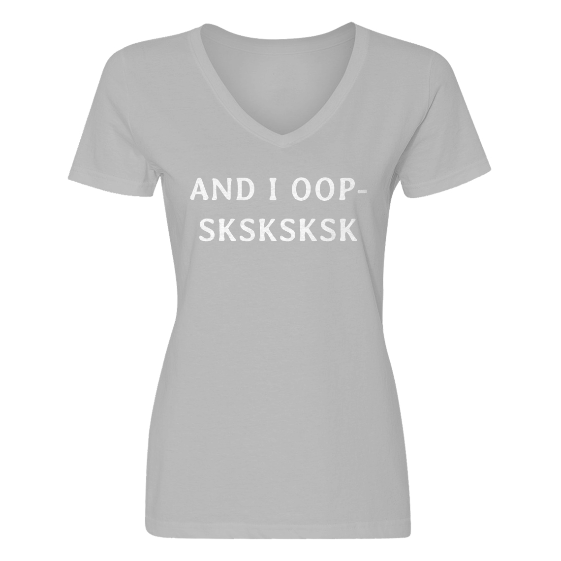 Sksksksk Short Sleeve T-shirt #4205 Womens And I OOP 