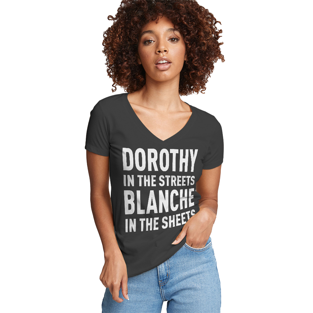 Womens Dorothy in the Streets V-Neck T-shirt #3080 