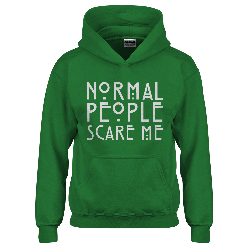 Normal People Scare Me Youth Hoodie - Picture 10 of 10