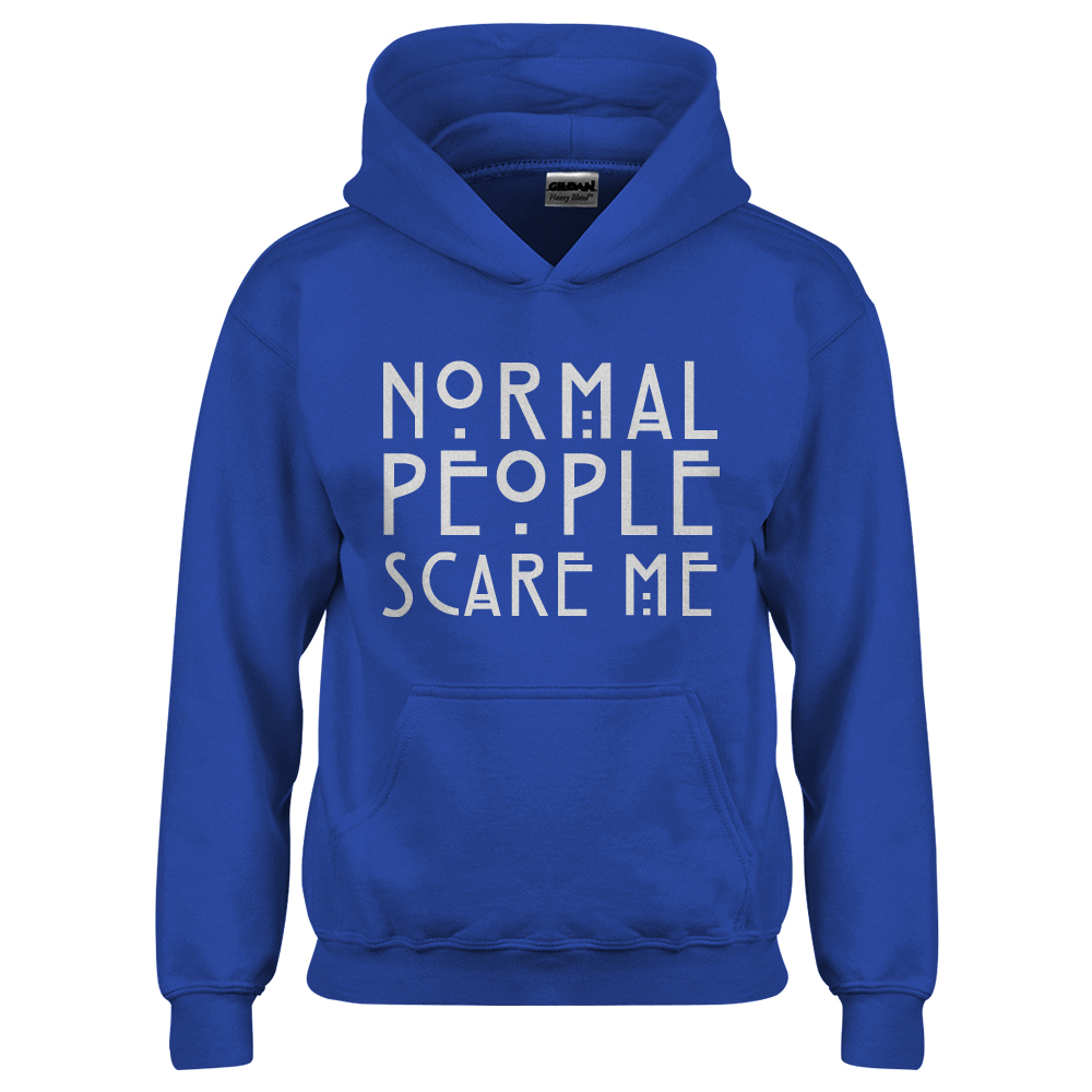 Normal People Scare Me Youth Hoodie - Picture 8 of 10