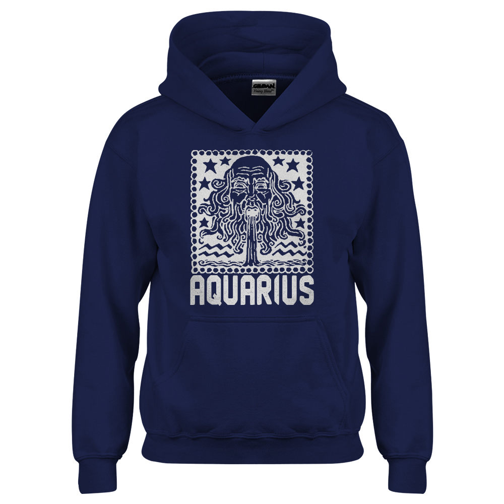 Aquarius Zodiac Astrology Youth Hoodie - Picture 7 of 10