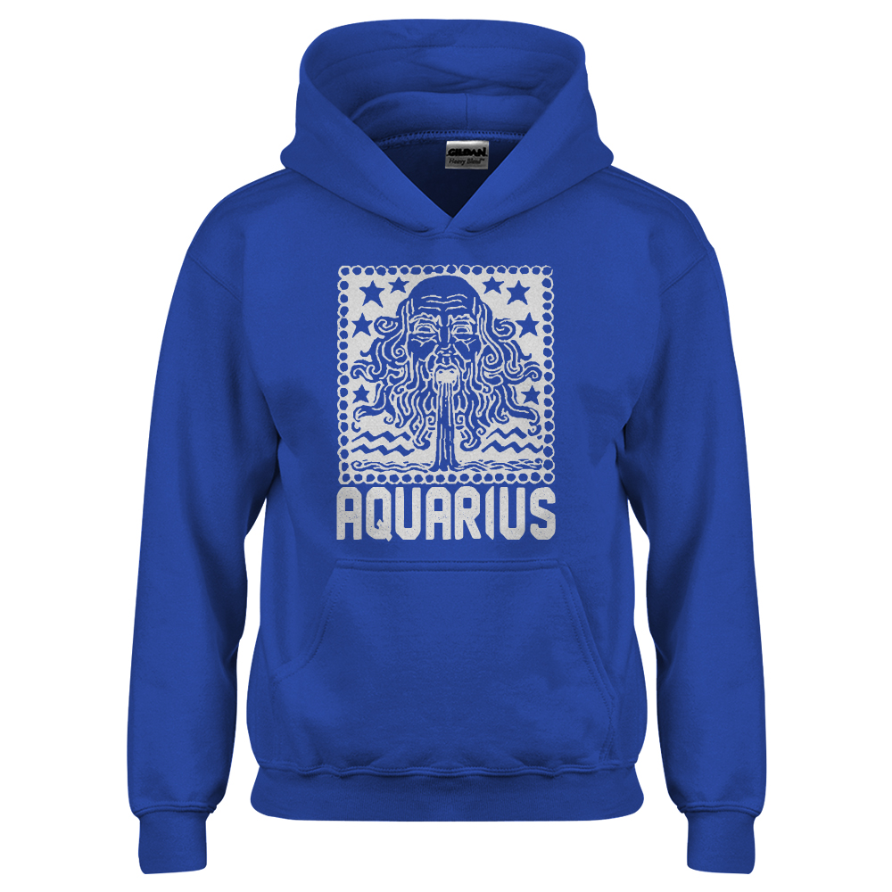 Aquarius Zodiac Astrology Youth Hoodie - Picture 8 of 10