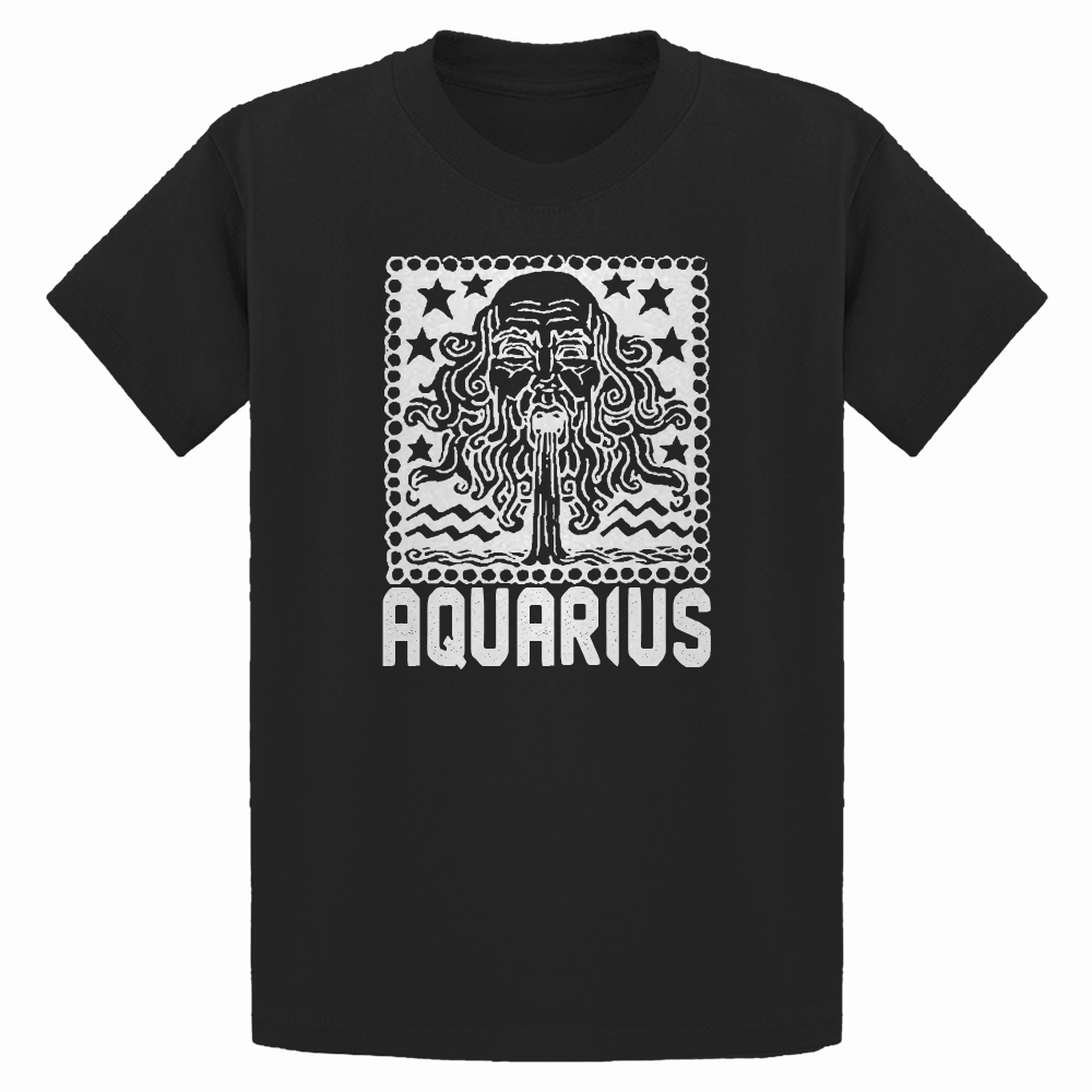 Aquarius Zodiac Astrology Youth T-shirt - Picture 2 of 10