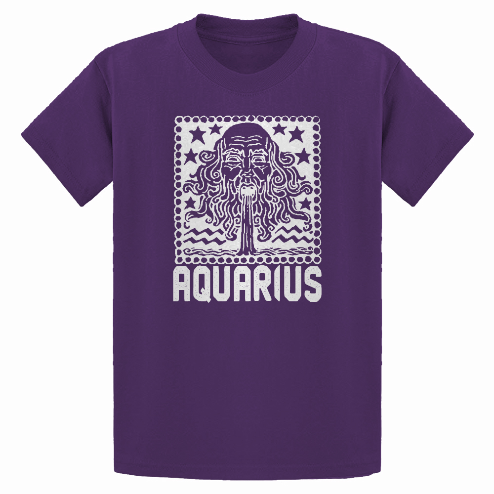 Aquarius Zodiac Astrology Youth T-shirt - Picture 9 of 10