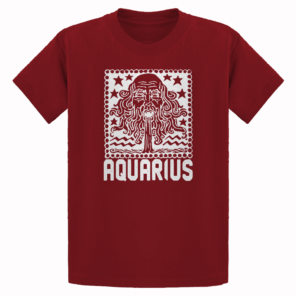 Aquarius Zodiac Astrology Youth T-shirt - Picture 5 of 10