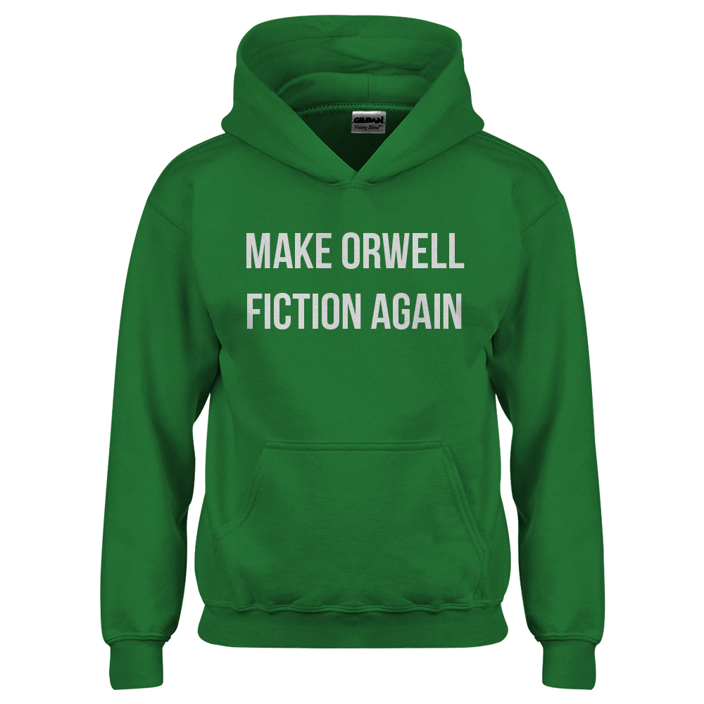 Make Orwell Fiction Again Youth Hoodie - Picture 10 of 10