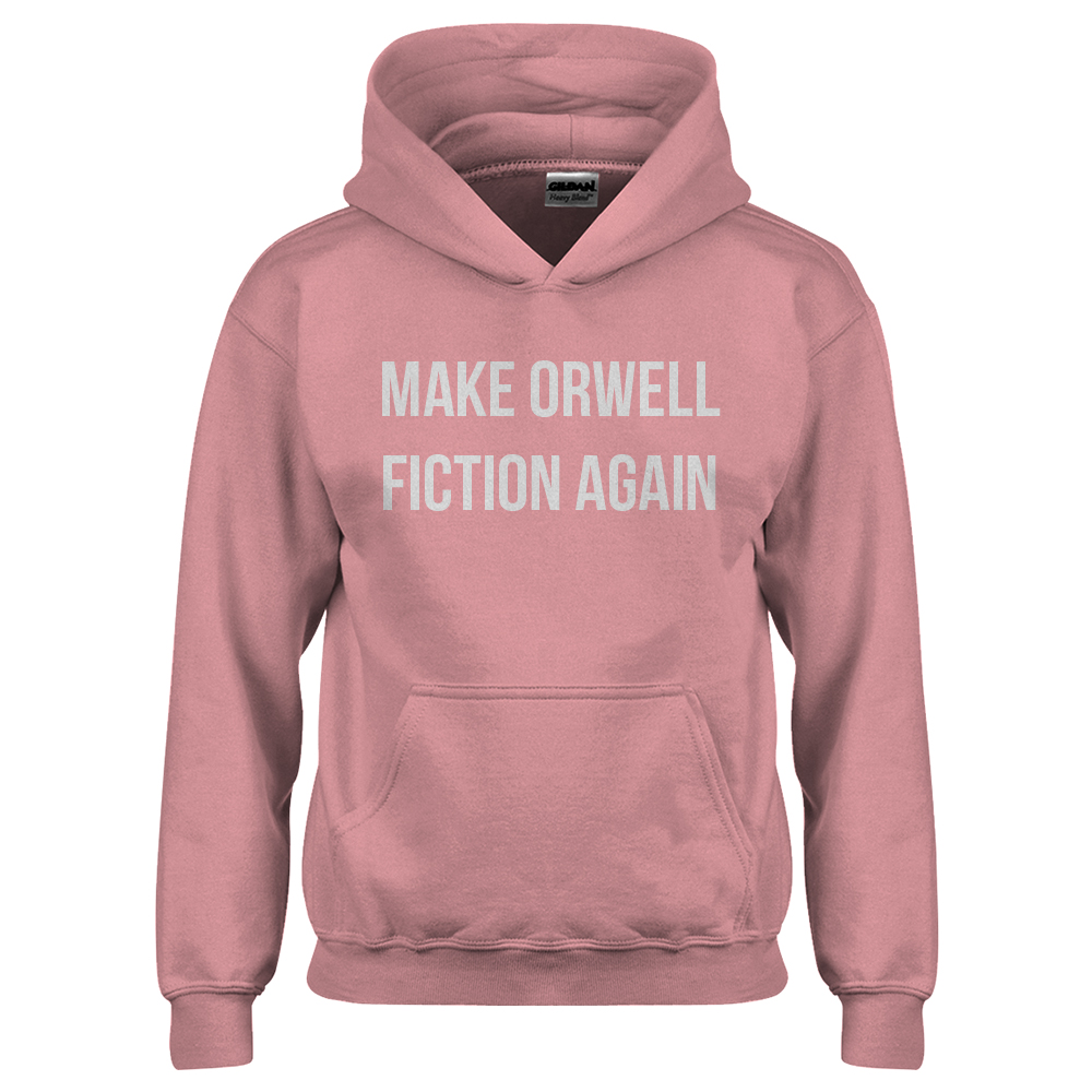 Make Orwell Fiction Again Youth Hoodie - Picture 6 of 10
