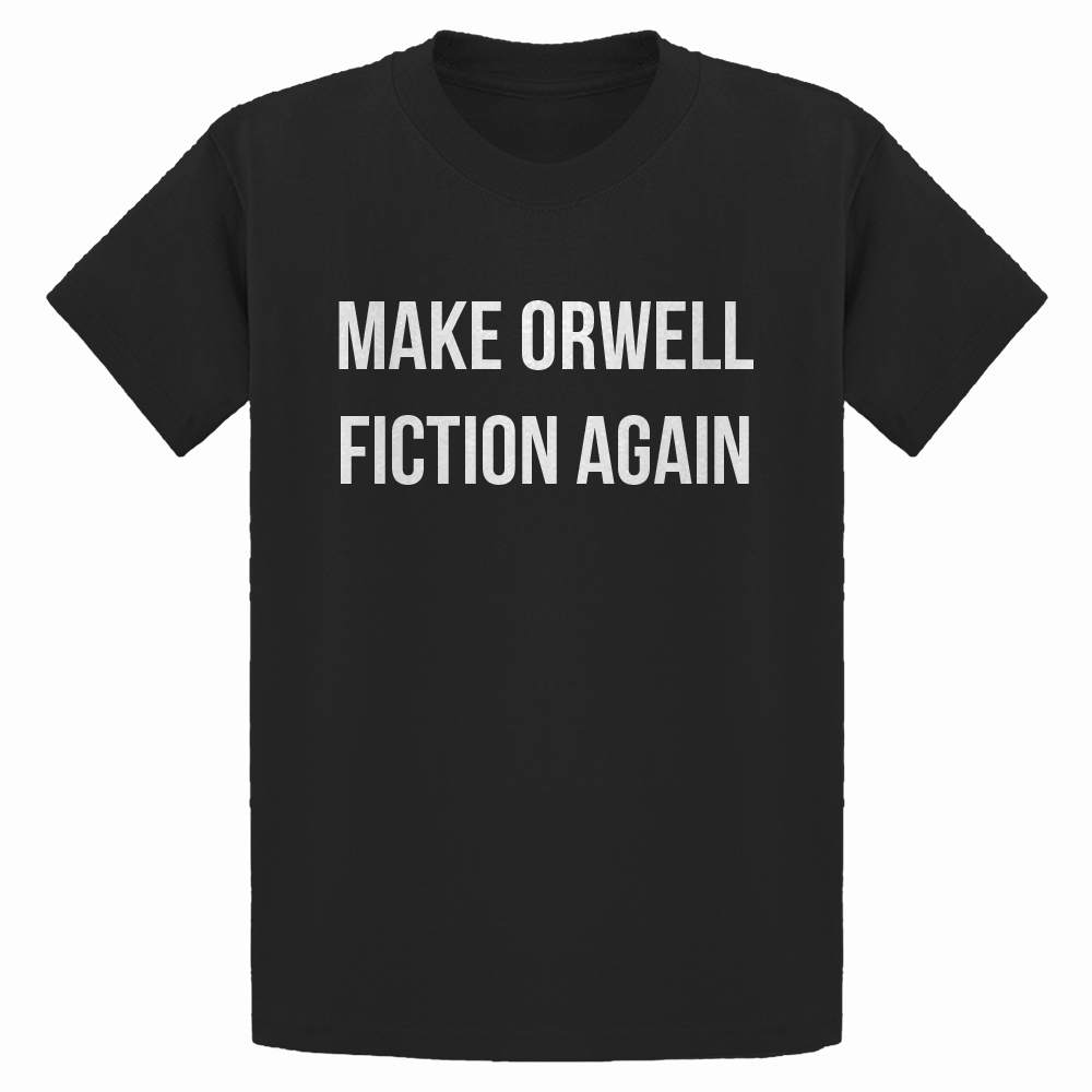 Make Orwell Fiction Again Youth T-shirt - Picture 2 of 10