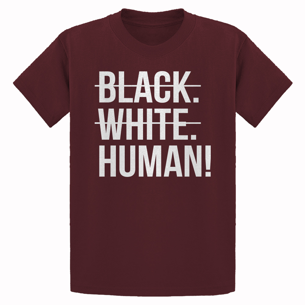 Black. White. Human! Youth T-shirt - Picture 4 of 10