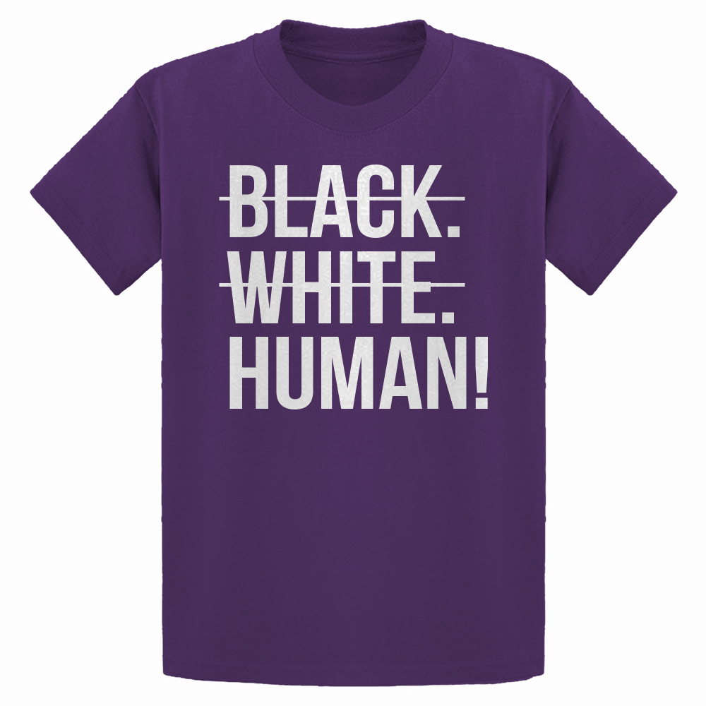 Black. White. Human! Youth T-shirt - Picture 9 of 10