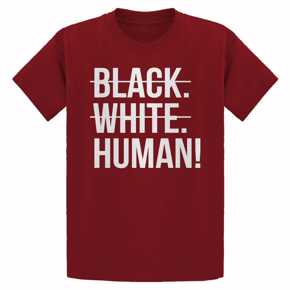 Black. White. Human! Youth T-shirt - Picture 5 of 10