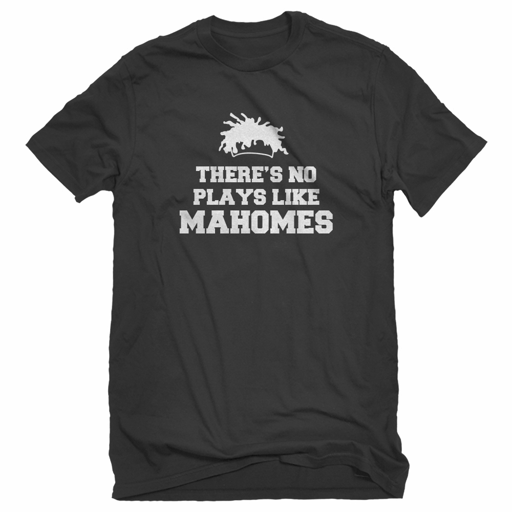 : There's No Plays Like Mahomes Small Black Womens V-Neck T-Shirt  : Clothing, Shoes & Jewelry